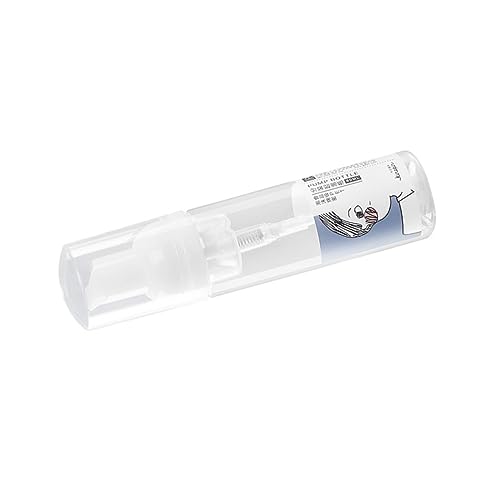 DONFAMDS 1Pieza Botella Dispensadora De Refillable De Cosméticos Vacío para Limpiador Facial y Sanitizante De Manos Botella De Subenvasado Transparente