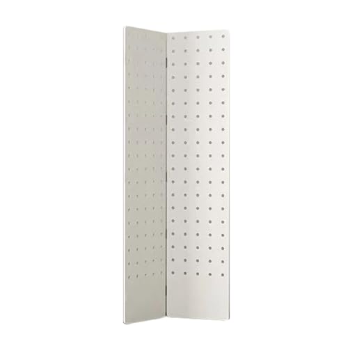 Étagère de rangement murale en panneau perforé pliable à 3 panneaux pour séparation de pièce