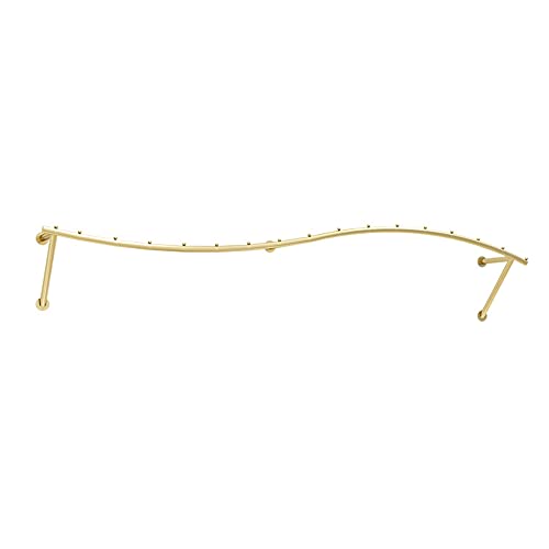 Portants à vêtements pour suspendre les vêtements couleur or support mural robuste en métal