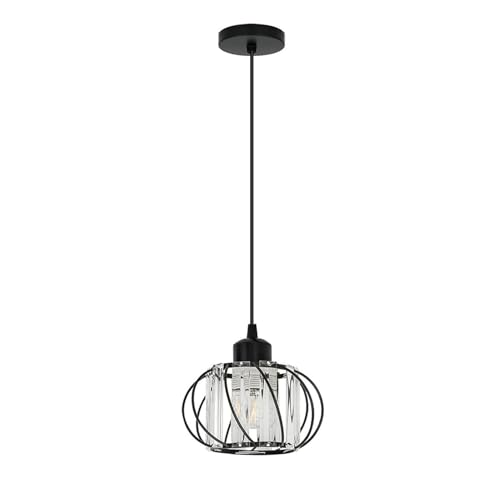 JOUFNING Lámparas De Techo LED, Lámparas Colgantes De Metal, Pantallas De Cristal Decorativas DIY, Iluminación Para Mostradores De Bar, Pasillos Y Mesas De Comedor