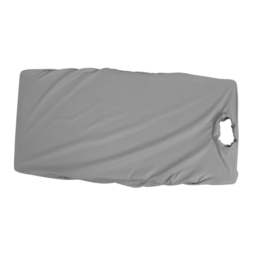 PartyKindom Professional Spa Table Cover Washable Massage Bed Sheet Grey Fit for Beauty Salons