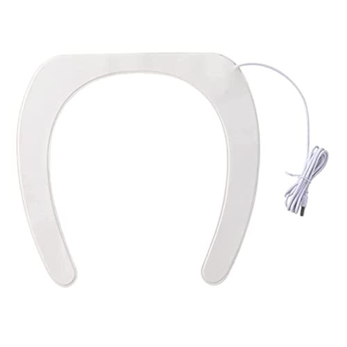 便座シート 加熱 便座クッション 吸着式 便座カバー O型 U型 V型便座対応 防水 防寒 加熱 便座シート 厚手 冬用 USB式 洗える ホワイト