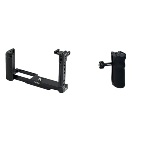 Image of Camera Cage Z F Aluminum Cage for Nikon ZF Camera (CAGE and Black Handle)
