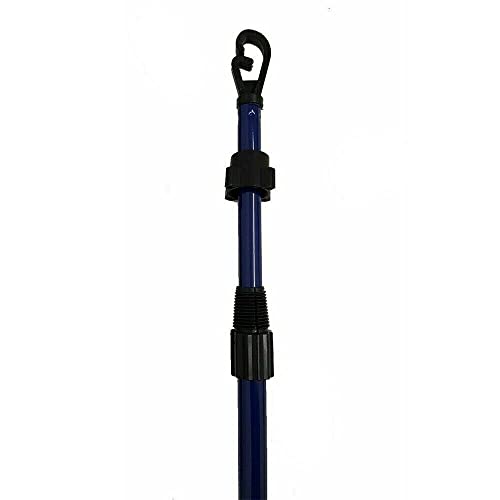 U.saf 2.4M Heavy Duty Extendable Washing Line Prop Pole Telescopic Clothes Line Prop For Washing Line Laundry Support Poles With Easy Twist & Lock Operation. (1)