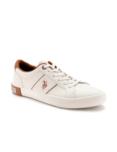 Image of U.S. Polo ASSN. Zesta 3.0 Beige Sneaker Shoes with Premium Upper