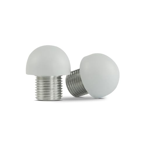 Bont Roller Skate Toe Plugs, White, 5/8 in Imperial, White