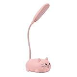 Petite lampe de table : cette lampe arbore un design original et adorable en forme de chat. elle diffuse une lumière douce et agréable pour les yeux. lampe de bureau