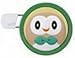 Produktbild Pokemon Sun & Moon Round Brooch Pin Badge~Mokuroh Rowlet Bauz