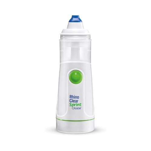 Flaem, Rhino Clear Sprint, Doccia Nasale Portatile, Lavaggio Nasale Bambini e Adulti, Trattamento delle Alte Vie...