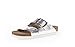 Produktbild Gabor Damen Pantoletten, Frauen Slip On,Slides,Slip-ons,Backless Slipper,Mules,Gartenschuhe,Sommerschuhe,sommerclogs,Lady,Silber,37 EU / 4 UK
