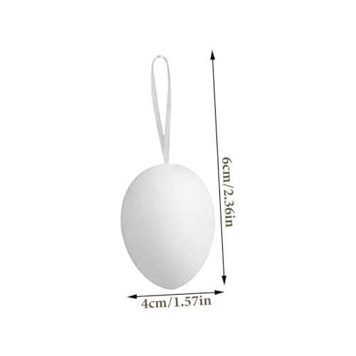 GOOHOCHY 36pcs Graffiti Easter Eggs Graffiti Egg Hanging Egg Decor Fake Egg Props Easter Egg Decors Easter Crafts Decorative Eggs Simulation Egg Decor Blank Egg Decorations White Plastic