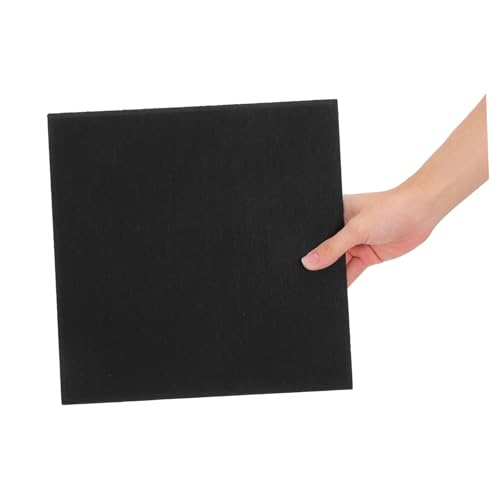 LIOOBO 12 piezas paneles acústicos autoadhesivos para reducción de ruido, resistentes al fuego, para estudios de música, salas de grabación y teatros en casa miniatura 3
