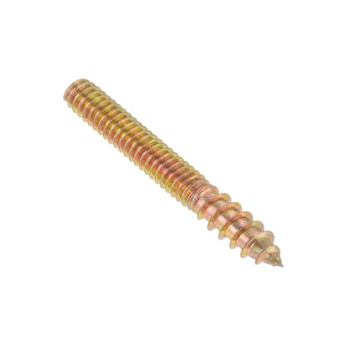 Image of uxcell 5 /32-32 x 1-1 /4 inch Hanger Bolts Double Head Dowel Screw for Wood Furniture 20pcs