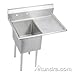 Elkay SSP E1C16X20-R-18X Economy 36 1/2"L One Compartment Sink w/Right 18" Drainboard