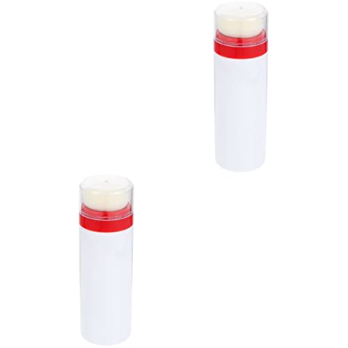 KALLORY 2pcs Portable Puff Applicator Bottle Talcum Powder Holder Present for Boys and Girls