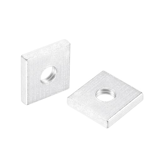 Tool Parts and Accessories Square Nuts M4x10mmx2mm Zinc-Plated Metric Coarse Thread Assortment Kit 100pcs (#CN-140824-14101)