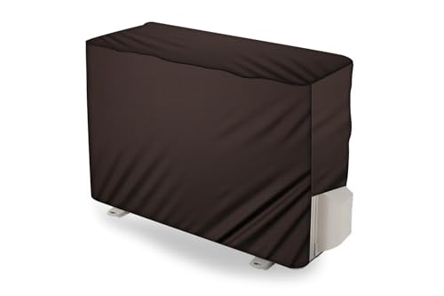 Image of Printed Split 1.5 Ton AC Cover Set - Indoor & Outdoor Protection, All Weather Cover /Attractive Digital Prints /Dustproof /Silken water-resistant Split Ac Cover (Mountain)