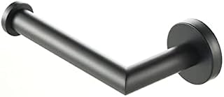 Geesa Nemox Toilettenpapierhalter, Toilettenrollenhalter aus Edelstahl, Farbe: Schwarz, 151 x 49 x 87 mm