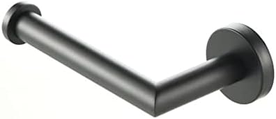 Geesa Nemox Toilettenpapierhalter, Toilettenrollenhalter aus Edelstahl, Farbe: Schwarz, 151 x 49 x 87 mm