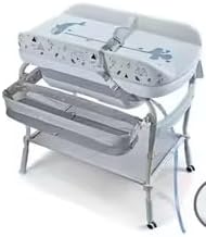Baby changing table with bath tub