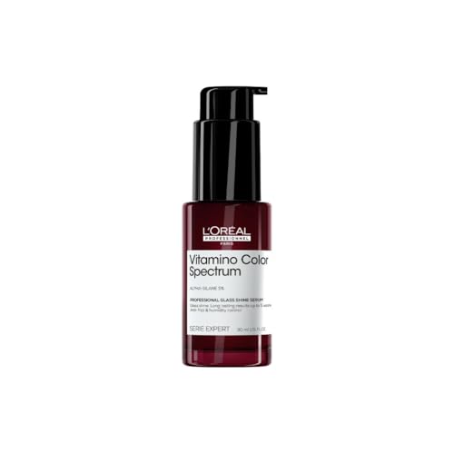 L'Oréal Professionnel Glass Shine Serum, Concentrated Serum Mirror, Protects & Provides Intense Shine, Vitamino Color Spectrum, 30ml