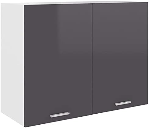 vidaXL Kitchen Cabinet Home Kitchen Equipment Indoor Furniture Appliance Tool Storage Shelf Organiser Modern Cupboard White Engineered Wood