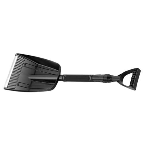 Balacoo Snow Plow Shovel for Snow Removal Heavy Duty Shovel Retractable Handle Sturdy Outdoor Tool