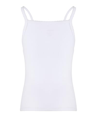 MeMoi 3 Pack Lightweight Girls Camisole, Cotton Blend Cami Top for Girls - Sizes 2 to 123