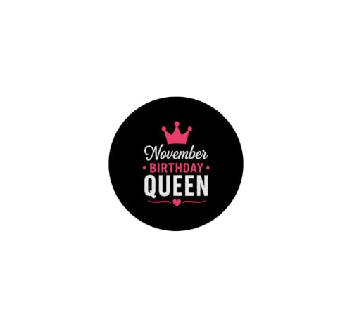 Born Simple Quote Celebrate November Birthday Queen PopSockets PopGrip Adhésif – vue 3