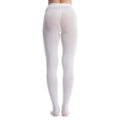 Image of Frola Semi Opaque Tights for Women 40 Denier Matte Solid Color Pantyhose Soft Stockings Nylons Under Dress