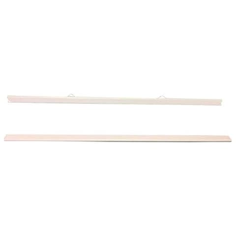 picturehangingdirect.co.uk poster hanger WHITE Strips + clear cord Snaps maps drawings Poster Grippers A0 A1 A2 A3 A4 1 M (84CM OR 841MM) Cover