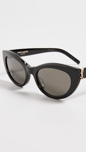 Saint Laurent Women's Monogram Hinge Narrow Cat Eye Sunglasses4