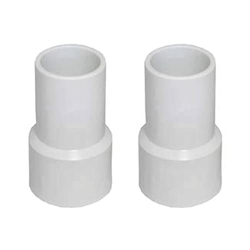 Puri Tech 2 Pack Universal Hose Cuff 1.25 inch Threaded Replacement for Pool Vacuum…