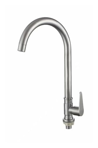 Robinet de cuisine anti fuite avec clé d'évier en inox