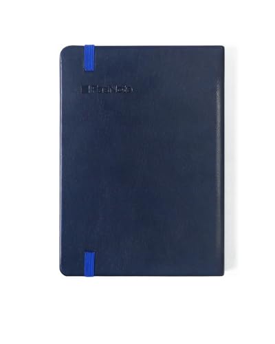Image of A6 Lined Hardcover Notebook, 100 GSM Paper, Midnight Blue