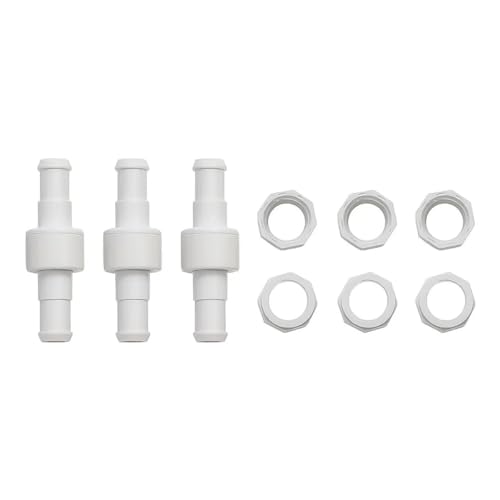 POFET 3 Juego de Adaptadores de Manguera Limpiafondos D20 Compatible con Zodiac Polaris 280, 380, 180 - Recambios para Limpiafondos