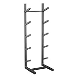 MegLob Snowboard Stand Rack, Large Capacity Snowboard Storage Holder, Commercial Skateboard Display Stand for Skis, Indoors Snowboards Display Stand, Ski Storage Rack for Garage,Black Hold 5 pcs