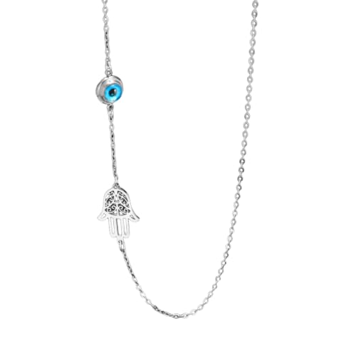 Collier Mauvais œil et Hamsa style turc pour sublimer vos tenues d'été