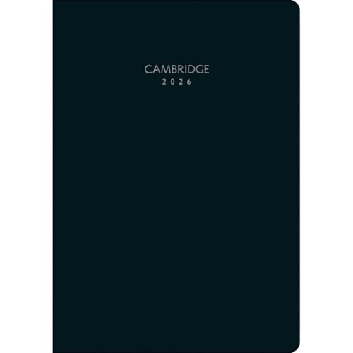 Tilibra - Planner Executivo Grampeado 17,8 x 25,4 cm Cambridge 90 G 2026 - Preta