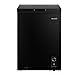 COMFEE' RCC102BL2UK(E) 99L Freestanding Chest Freezer, Refrigeration and Freezer Conversion, Inverter Compressor, 4 Star Freezer Rating, Quiet 38dB, Suitable for Outbuildings & Garages, Black
