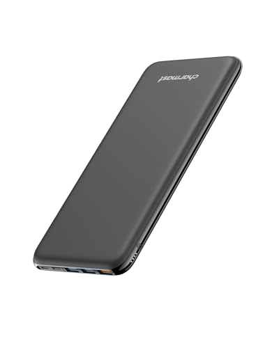 Charmast Externer Akku, 26800 mAh, Schnellladung, Powerbank, USB C Input & Output, Tragbares Ladegerät mit 4 Ausgängen und 3 Eingängen, Ultra hohe Kapazität, kompatibel mit Smartphones, Tablets und