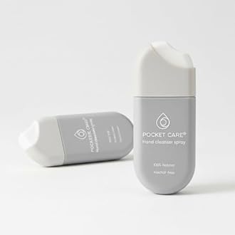 POCKET CARE | 2 Pack Sport Perfume Hand sanitizer Spray 15 ml - for Hands | Organic Moisturizing | Travel Size - Travel Accessories | 100% natural