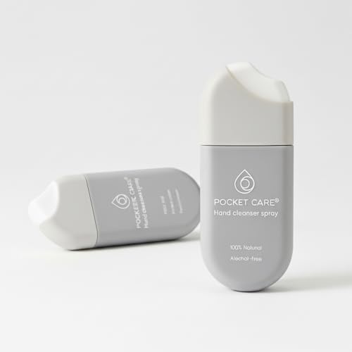 POCKET CARE | 2 Pack Sport Perfume Hand sanitizer Spray 15 ml - for Hands | Organic Moisturizing | Travel Size - Travel Accessories | 100% natural