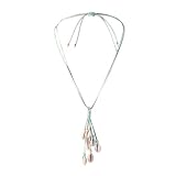 JeanBeau Long Boho Shell Necklaces Trend for Women Teen Girls – Fashion Handmade Bohemian Cowrie Sea