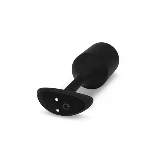 Image of b-Vibe Vibrating Snug Plug 1 Anal Plug Adult Toys, Adult Sex Toys Anal Plug for Couples, Anal Training, and Sexual Stimulation Device for Butt Plug - Black