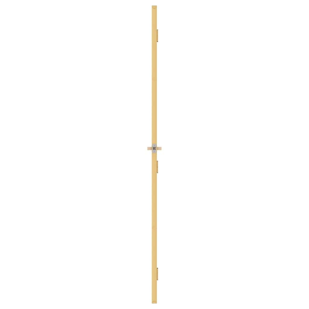 Drzwi wewnętrzne Slim Golden 83x201.5 cm szkło hartowane i aluminium materiały budowlane drzwi domowe