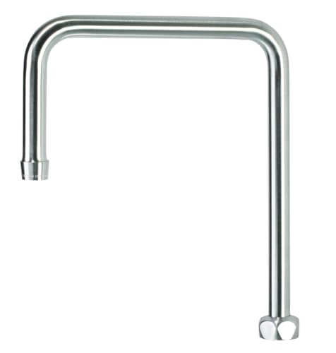 FSE DX-432 Diamond Series, 8 1/2" Double Bend Spout, 1.8GPM Aerator, Ultra-Polish Satin Finish, Solid Chrome Plated Brass Body, Fits All Diamond Series Faucets, Double O-Ring Construction