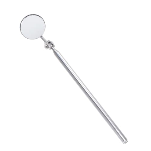 PRETYZOOM Telescopic Inspection Mirror 30mm Multi-use Auto ° Rotating Base Chassis Inspection Tool