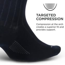 Feetures Everyday Ultra Light Cushion Crew Sock for Men - Moisture-Wicking Socks - Image 2