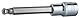 KS Tools 1/2’ Chromeplus Bit-Stecknuss Innensechskant, Kugelkopf, lang, 8 mm, 240 mm